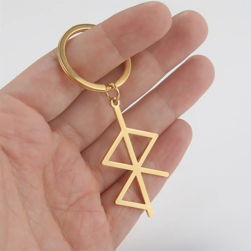 My Shape Викинг руны ключ от мира СевернаяЕвропа кольцо нержавеющей стали религия