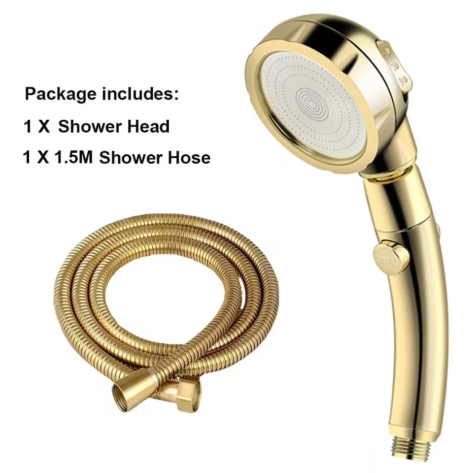 

Золотая душевая лейка 3 режимы