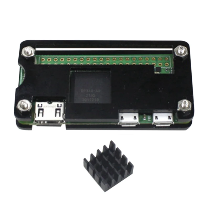 

Чехол для Raspberry Pi Zero 2 W макетная плата 1 ГГц четырехъядерный 64-битный ARM Cortex-защитный чехол для процессора A53