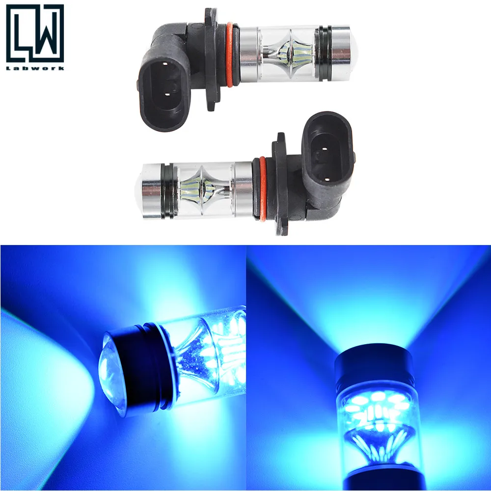 9006 LED Fog Lights bulb For 2003-2008 DODGE RAM 1500 2500 3500 100W 8000K