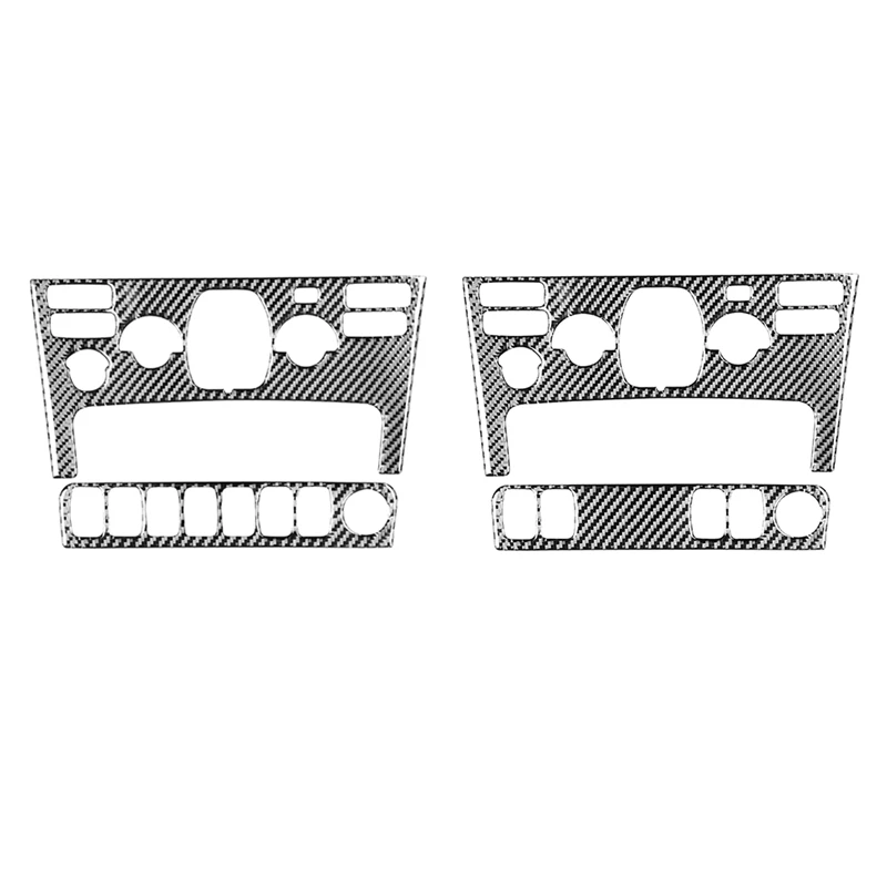 

Кнопка кондиционера автомобиля, крышка панели переменного тока, декоративная наклейка, углеродное волокно для Volvo XC90 2003-2014, аксессуары