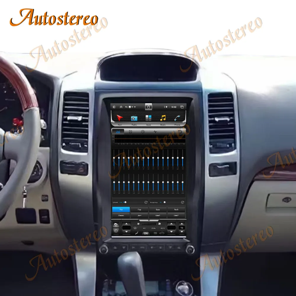 13 6 Android экран Tesla радио для Toyota Land Cruiser Prado 120/Lexus GX470 2002-2008 автомобильный GPS-навигатор