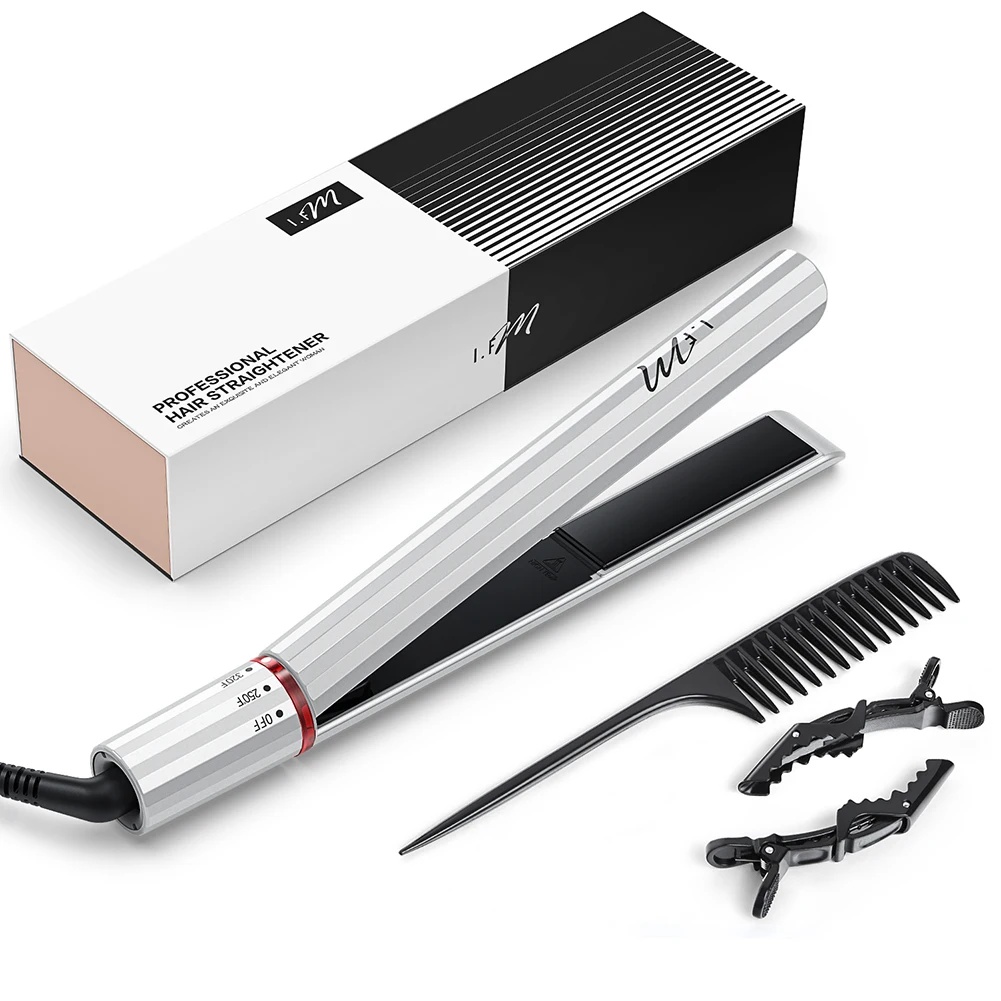 

2 In 1 Hair Straightener Flat Rotating Hair Curlers Plate Heat Professional Hair Iron for Hair Iron Hair Styling Tools