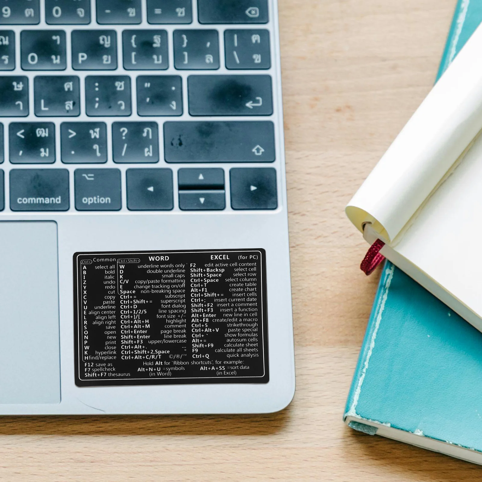 4-листые наклейки для ключей сменные аксессуары ноутбуков ламинированные