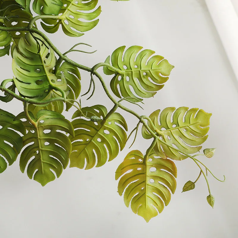 1 шт. 33 искусственные листья настенные пластиковые украшения красивые зеленые