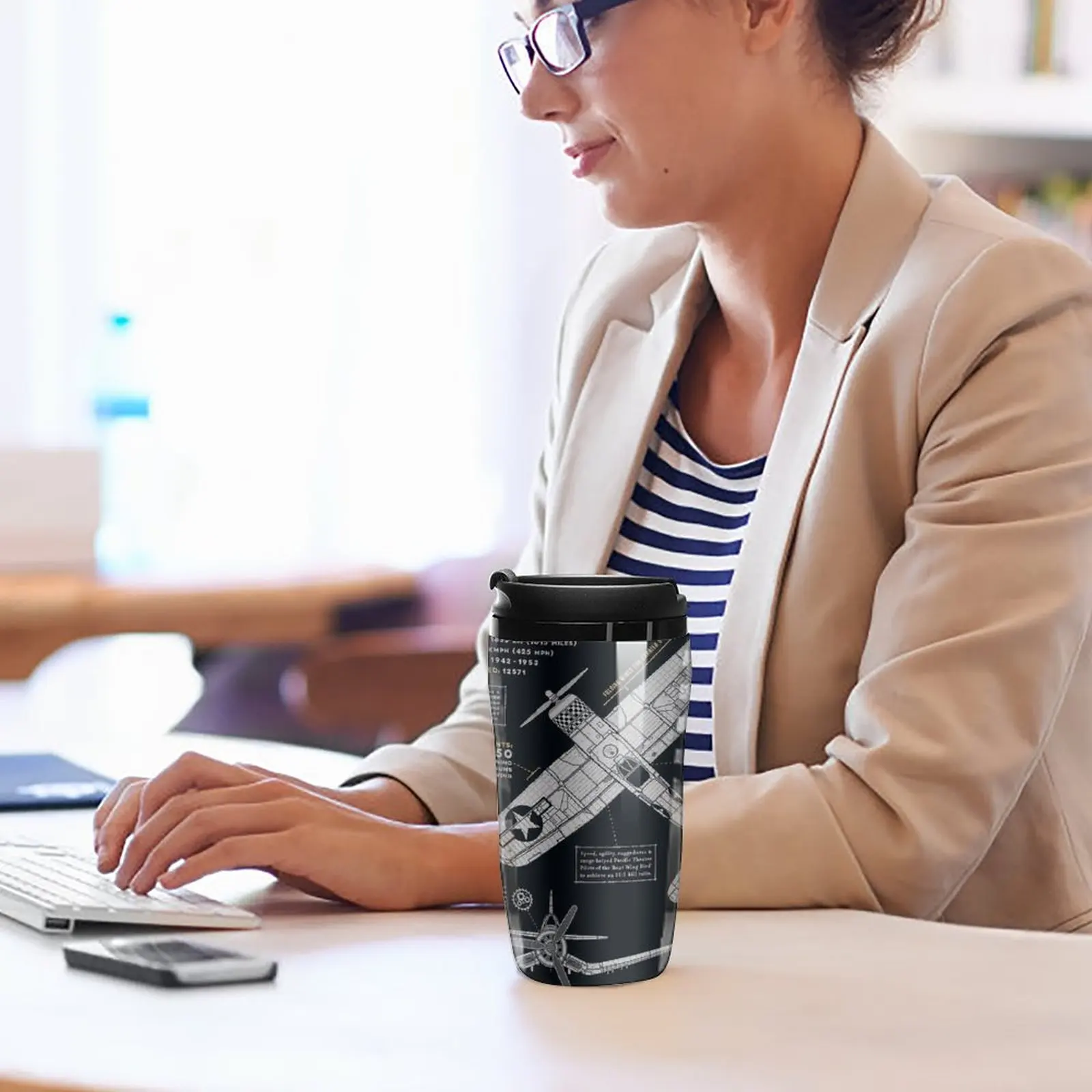 Новая дорожная кофейная кружка F4U Corsair чашка чашки для эспрессо кофейные чаши на