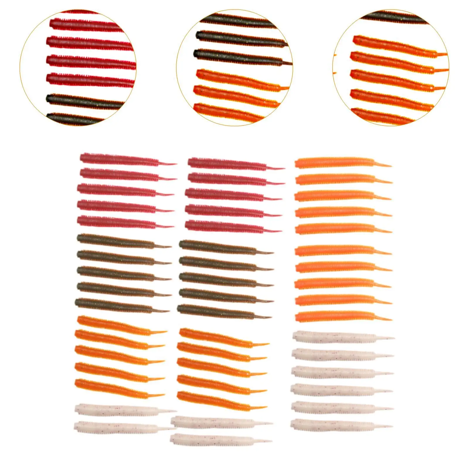 50 мягких приманок для плавания соленой пресной воды мягкие приманки рыбалки Panfish