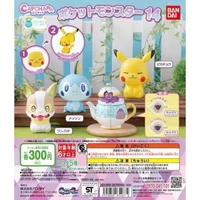 genuine bandai gacha pokemon local chapter no shell series 14 polteageist yamper pikachu sobble figure model capsule toys