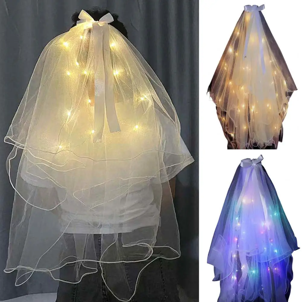 

Легкий мягкий свадебный головной убор из мягкой сетки для невесты элегантный сетчатый головной убор реквизит для фотографирования в сказо...