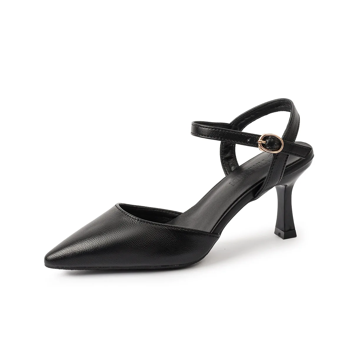 Женские туфли на высоком каблуке черные тонкие удобные с острым носком размеры