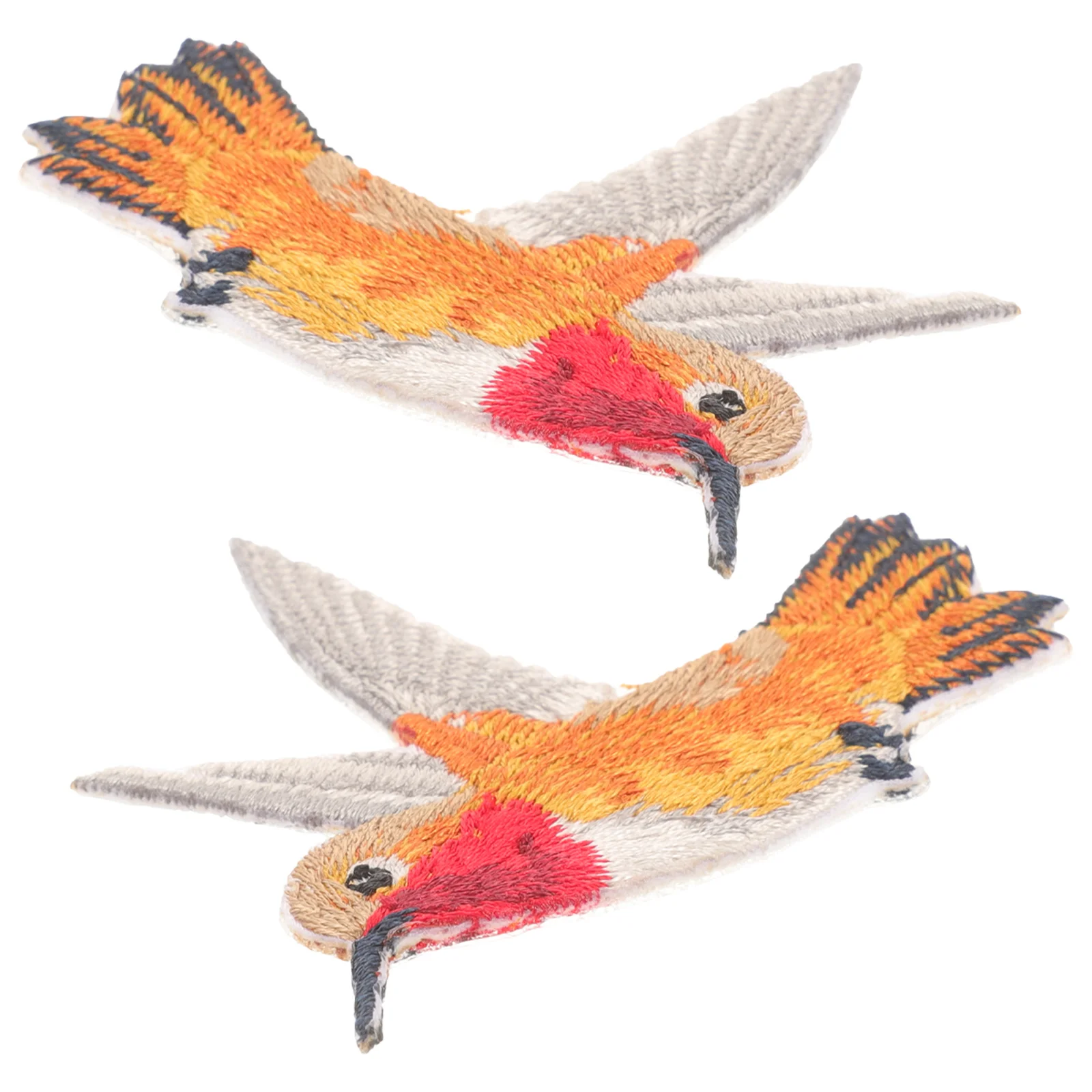 2 шт. нашивка в виде колибри женская джинсовая куртка шляпа нашивки пришивные для