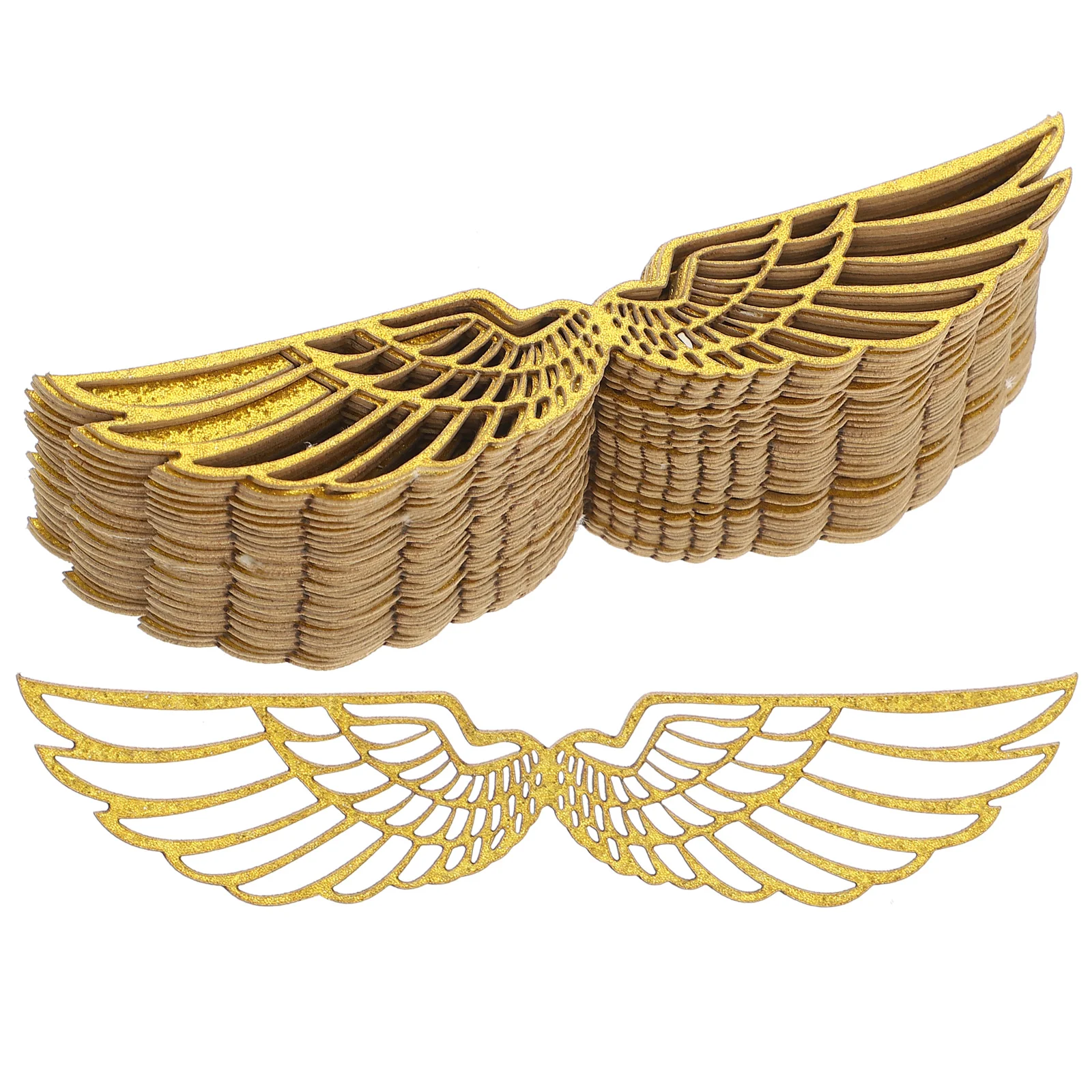 

Chocolate Decoration Gold Wings Topper Cake With Insert Adorns Snitch Party Accessories