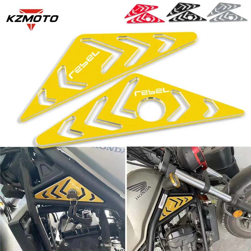 

Motorcycle Lock Switch Door Key Button Frame Cover CNC Left & Right Decorative Cover For Honda Rebel CMX300 CMX500 CMX 500 300