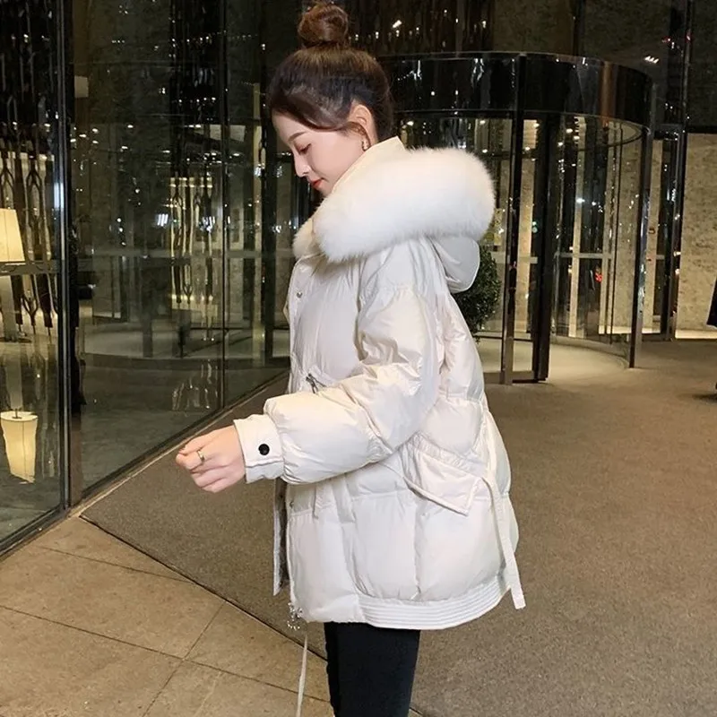 Down Cotton Jacket Women's Winter Short Fashion Cotton Jacket Foreign Style Popular Thickening Fried Street Korean Coat
