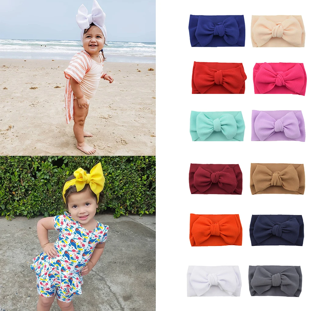 

Повязка на голову для маленьких девочек, повязка на голову для новорожденных, повязка на голову, бандо для малышей, тканевая повязка на голо...