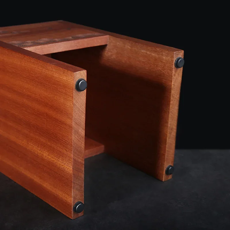 Утолщенная деревянная подставка для кухонных ножей шеф-повара большая