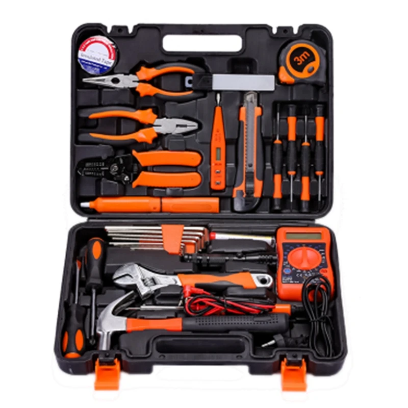 

29Pcs Electrician's Tool Kit Household Repair Hand Tool Set With Portable Toolbox For Home Electrician Maintenance