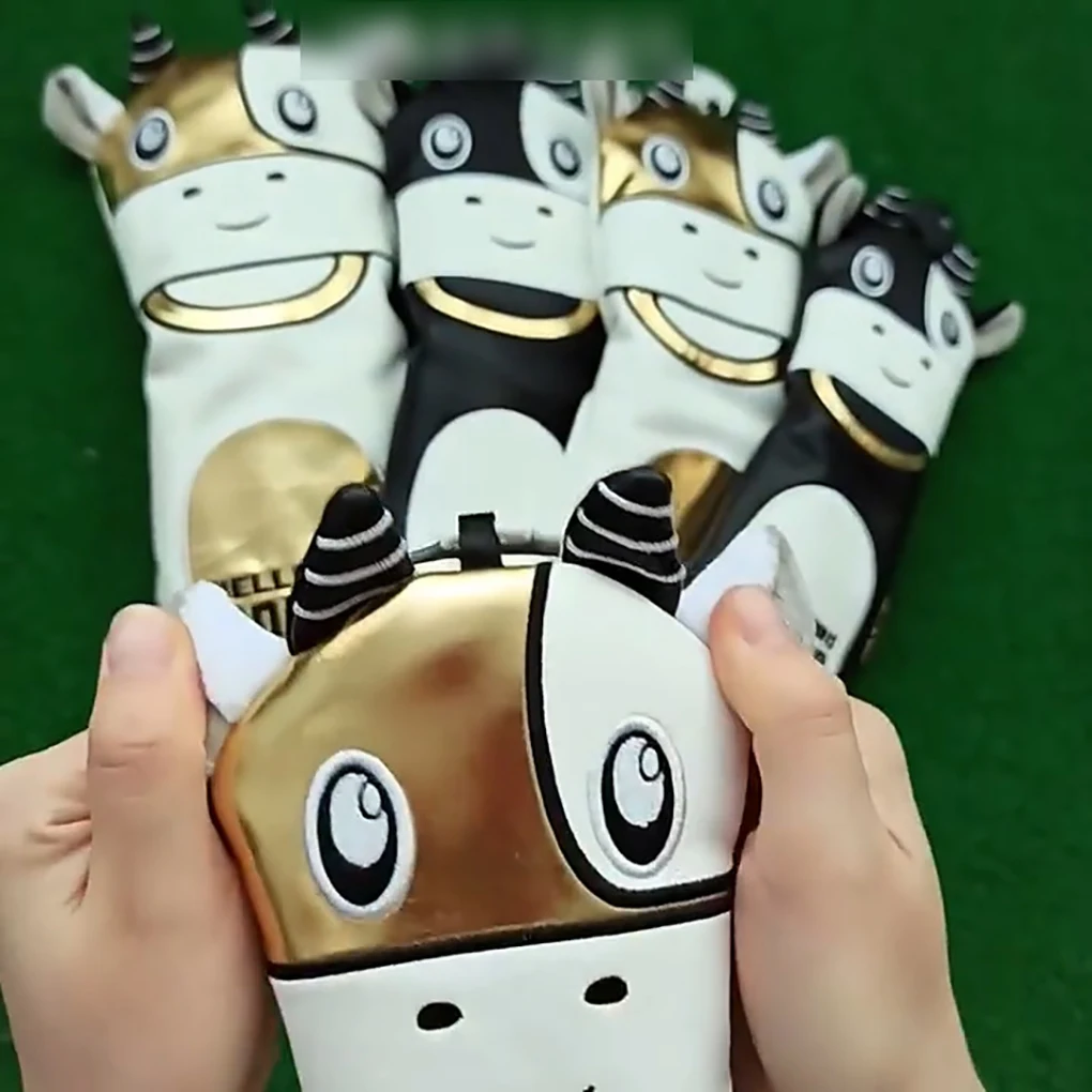 

Чехлы для гольф-клуба ПУ водонепроницаемые Мультяшные спортивные запасные части спортивные аксессуары высококачественные головные уборы ...