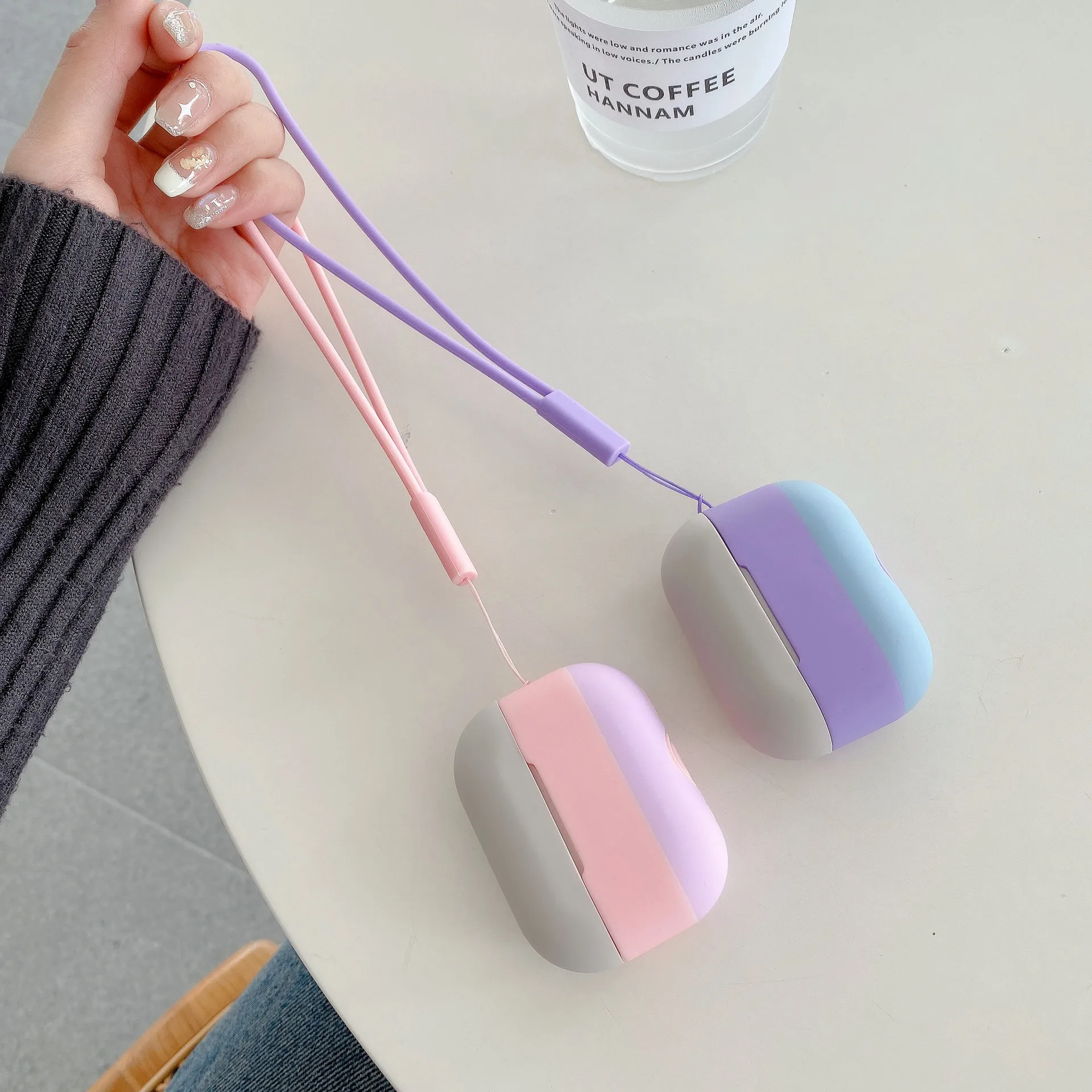 Новый чехол для AirPods INS Style имеет абрикосовый цвет, силиконовый чехол для мобильного телефона Pro1 2, чехол для наушников, соответствующий цвету макарон (art.: 3920cd95e502e) - 3920cd95e502e