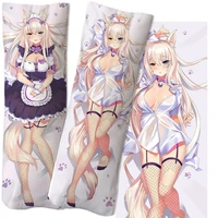 nekopara anime dakimakura decorative for sofa home pillow case chocola vanilla body throw cushion double sided cushion cover