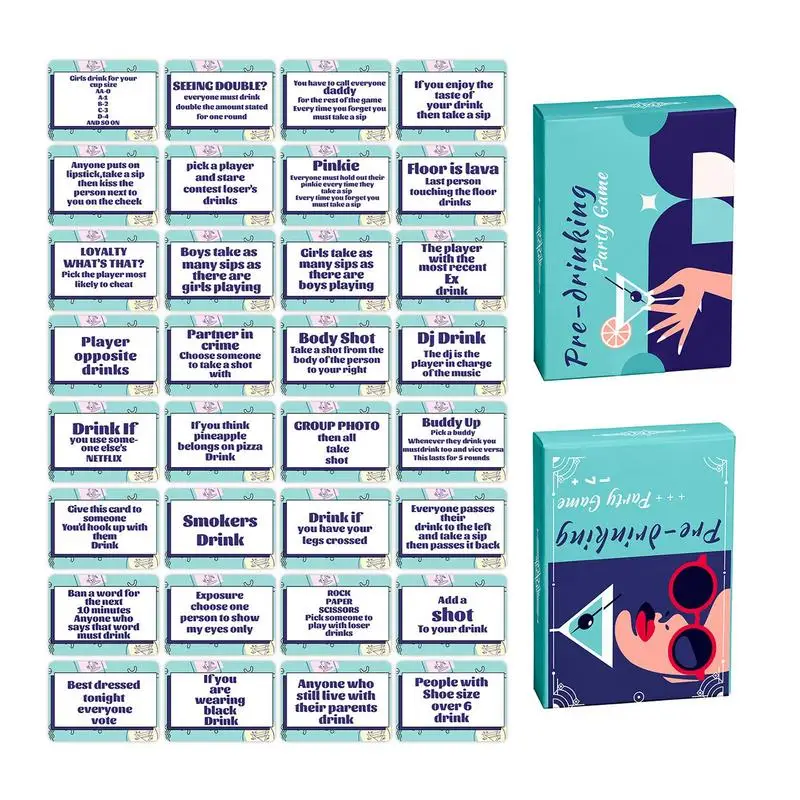 Веселая игра для вечеринок взрослых девочек специальная колода дня рождения