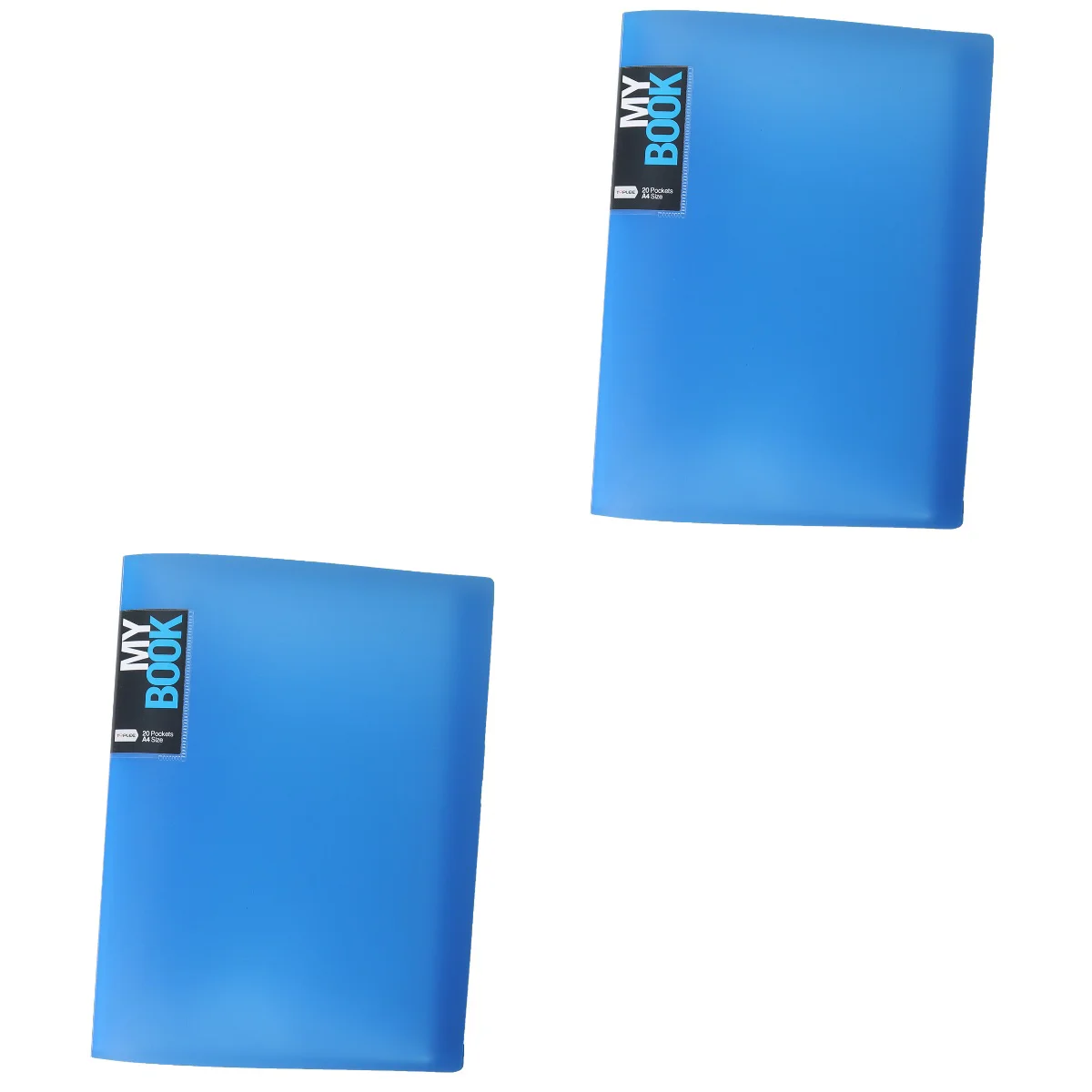 

2 Pieces Blue File Folders 20 Pages Information Booklet Pearlescent Information Booklet A4 Folder Insert Information Booklet
