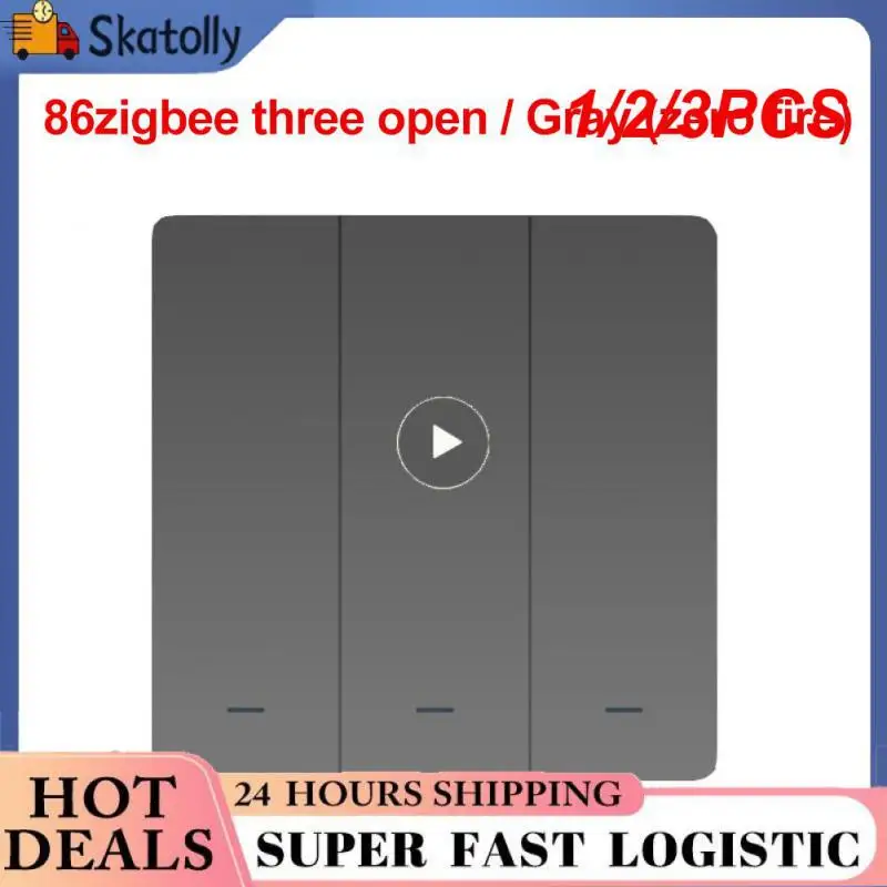

1/2/3 шт., настенный переключатель Zemismart Tuya Zigbee
