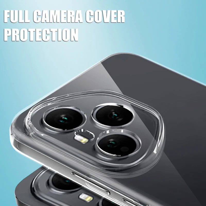 Фото Ультратонкий силиконовый мягкий чехол для Huawei Honor 400 200 90 70 50 Lite Pro, прозрачная задняя крышка, противоударный корпус Honor400 №4