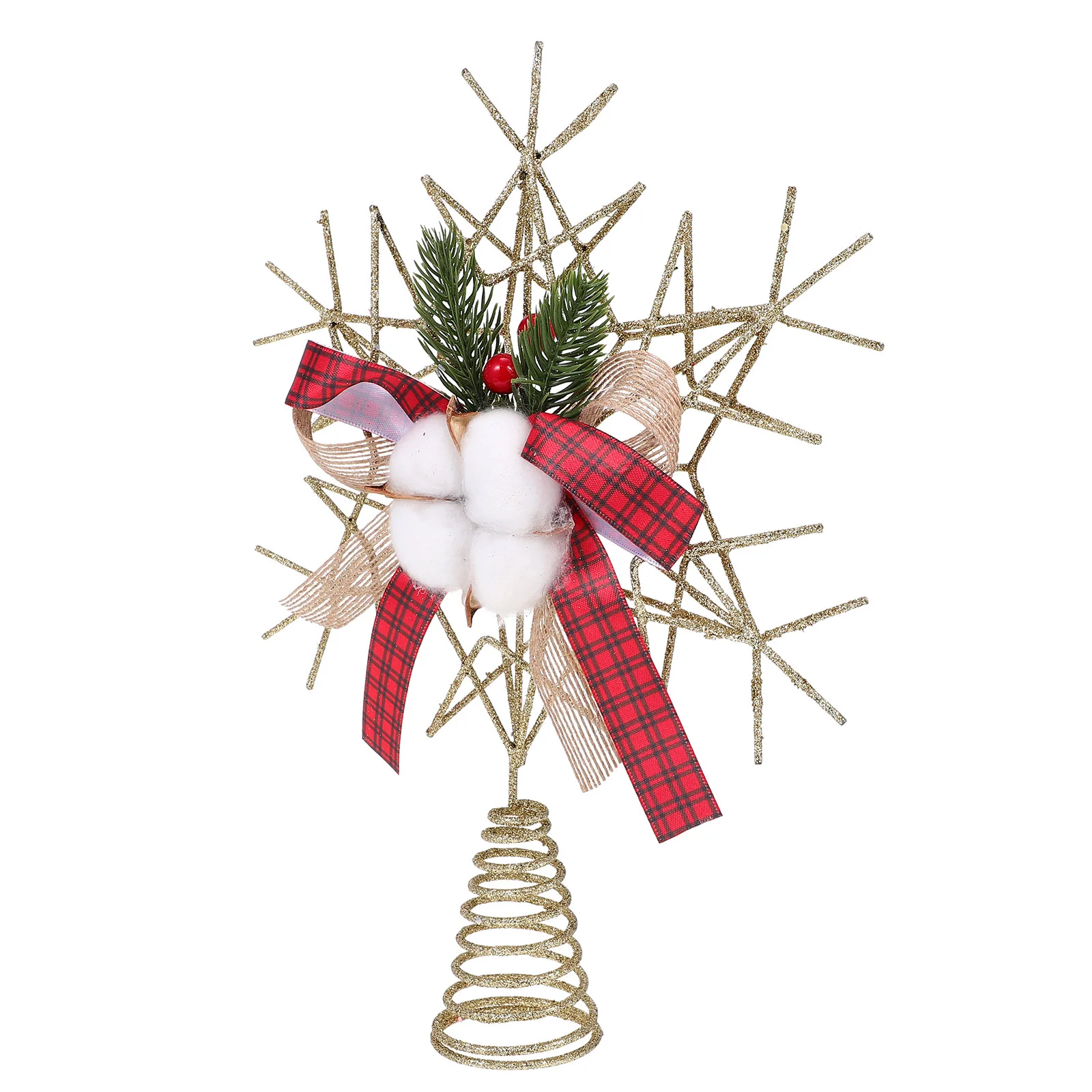 

Tree Topper Decorative Adornemnt Christmas Tree Topper Christmas Decorations Holiday Tree Decoration for Restaurant Indoor Bar