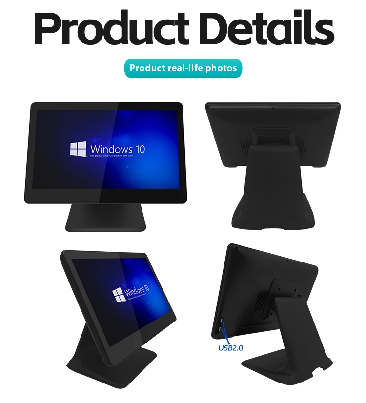 Sinmar все в одном точке продажи сенсорный экран 15-дюймовый монитор с сенсорным