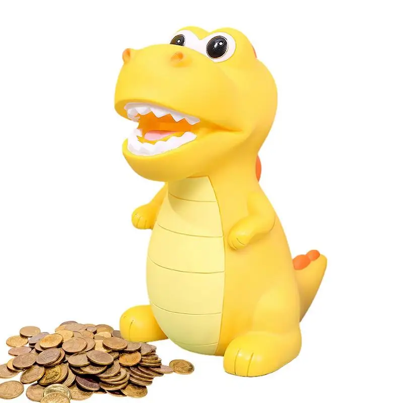 Piggy Bank Dinosaur Coin Bank Dinosaur Shape Kids Banks Learn To Save And Calculate Dino Shape Provides Happiness Cultivate