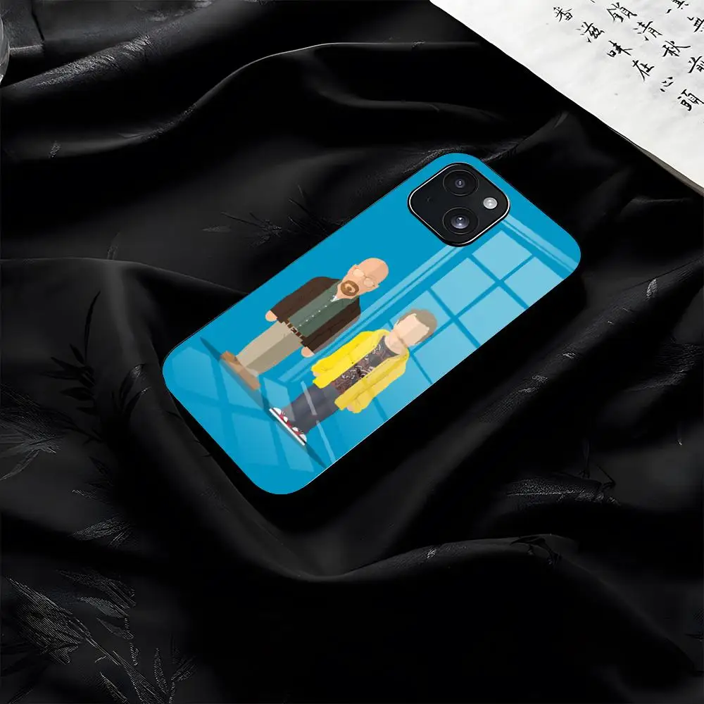 Фото Чехол для телефона B-Breaking Bad для iPhone 17 Pro Max 16 15 14 Pro Max 13 11 Plus, стеклянная крышка №5