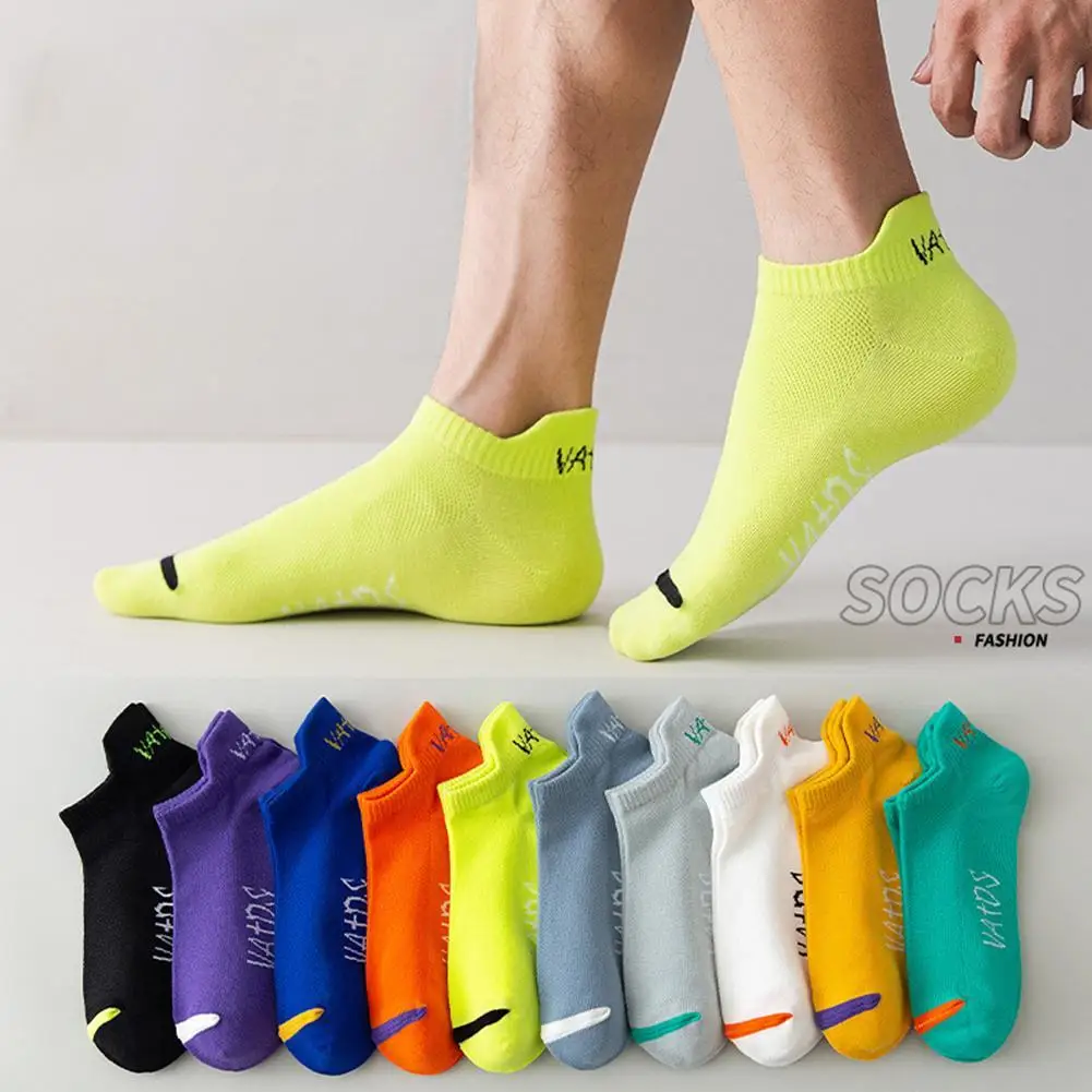 

1 Pair Summer Cotton Men Socks Short Thin Casual Mesh Ankle Breathable Boat Socks Comfortable Street Style Sockke Gift