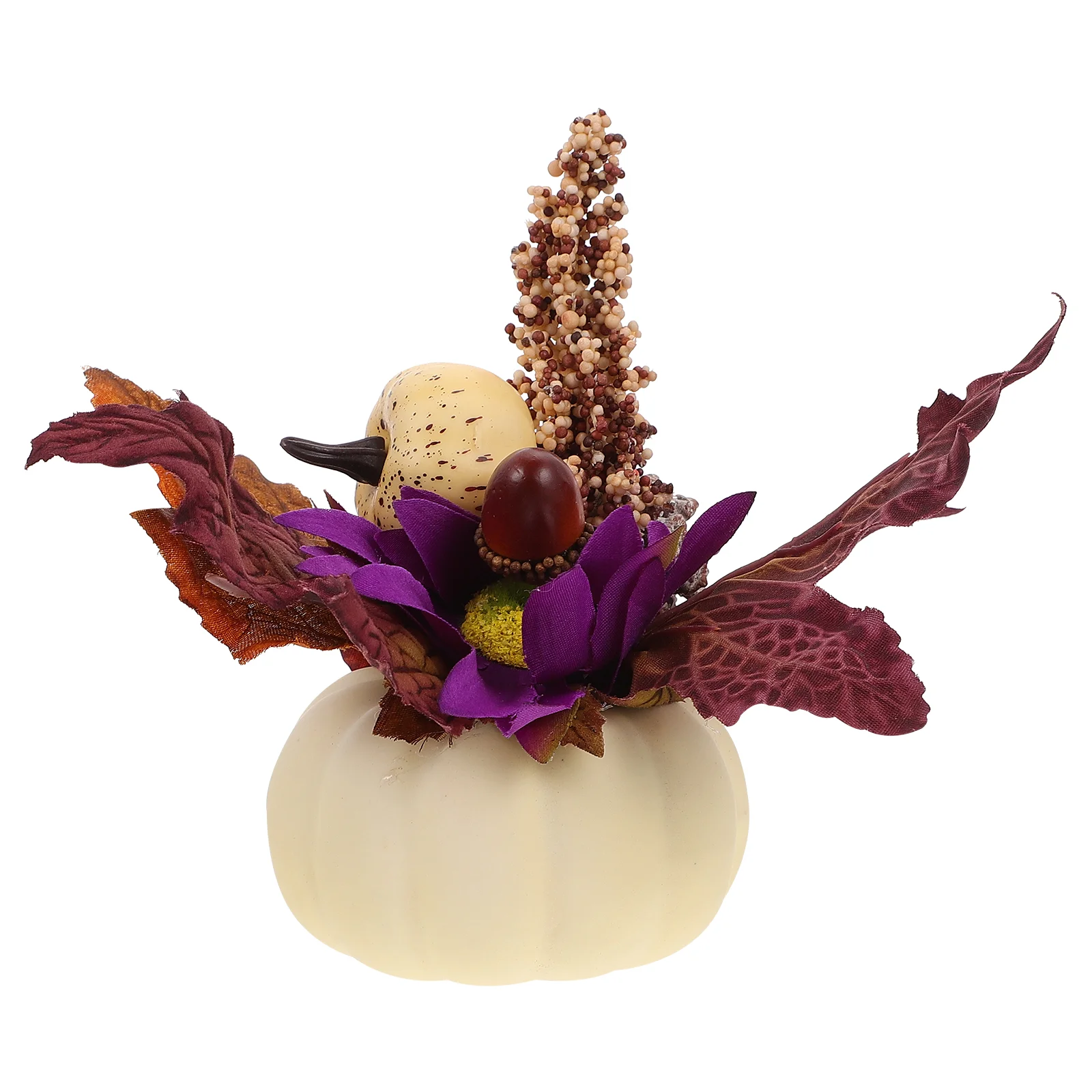 

Pumpkin Decor Halloween Table Thanksgiving Decorations Pumpkins Ornament Prop Artificial Decorating Mini Fake Home Centerpieces