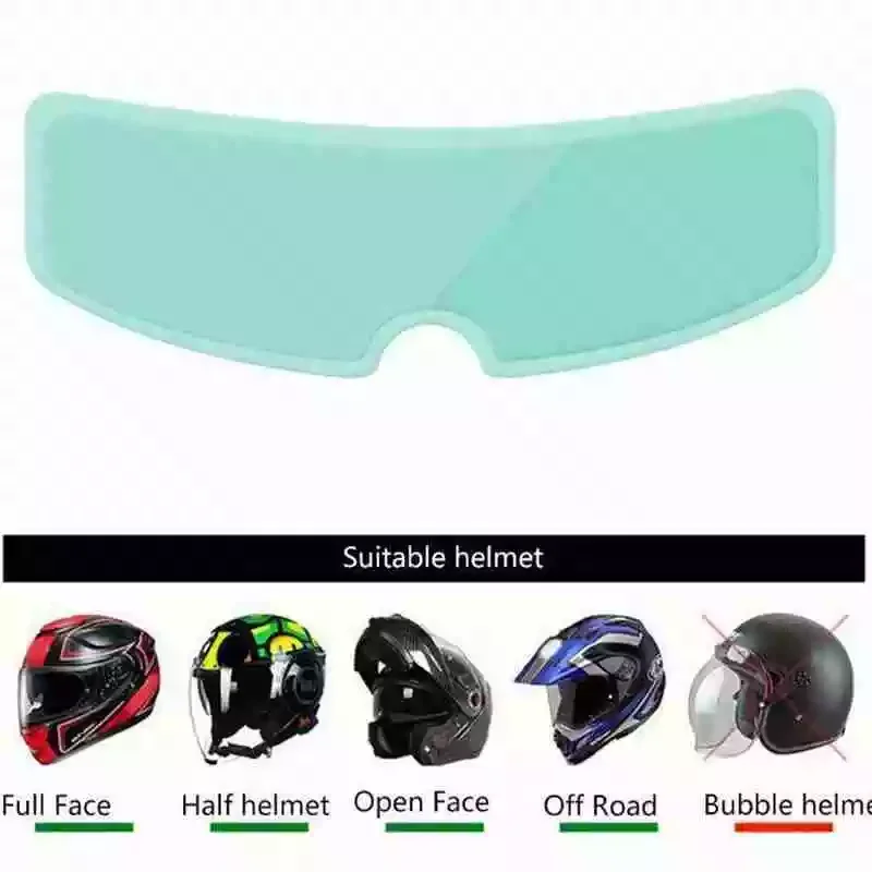 

Motorcycle Helmet Waterproof And Anti-fog Film Helmet Film