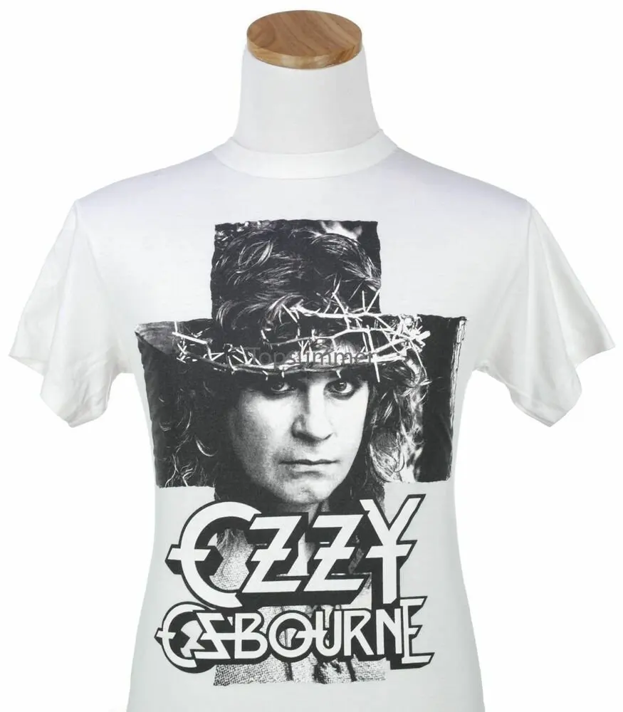 

Ozzy Osbourne 1988 No Rest For The Wicked Tour Vintage Cross T-Shirt Men L