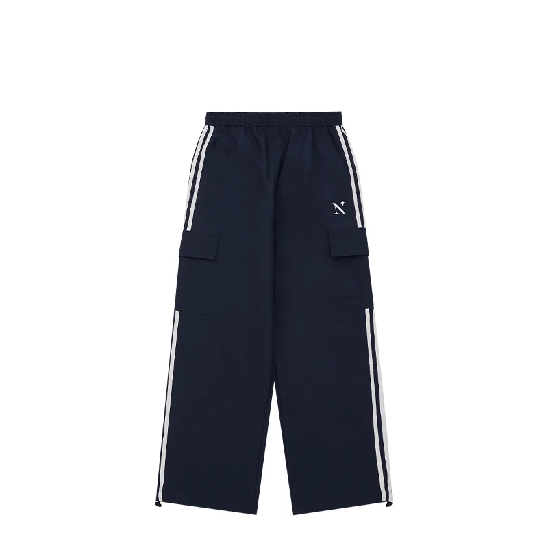 

Hiphop Leader Y2k Women'S Wide Leg Pants Street Retro Sports Casual Pants Spring/Summer 2023 New Loose Parallel Bars Side Stripe