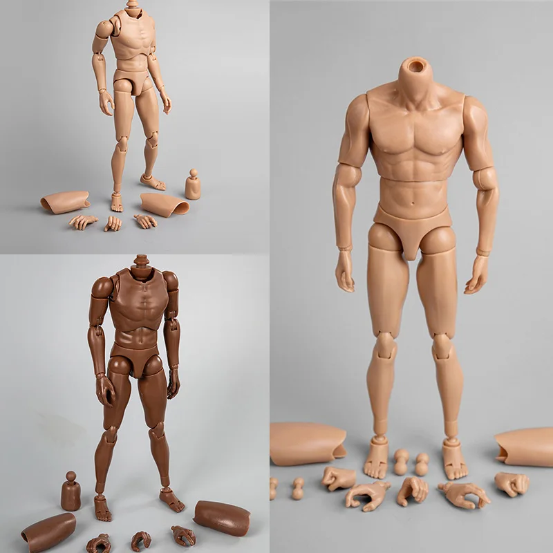 

In Stock B001/B003/B005 1/6 Scale Male Soldier Upgrated Version Wide Shoulders/Narrow Shoulders Muscle Body Action Figure Model