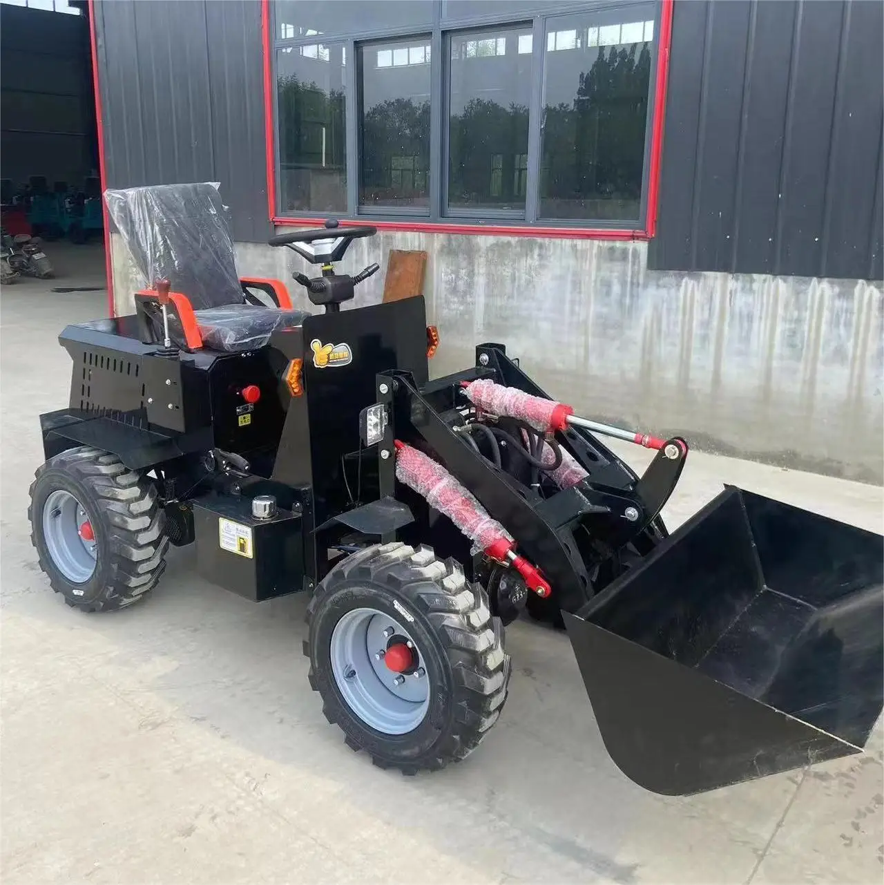 Недорогой мини-экскаватор-погрузчик 400 кг-6 тонн мини-фронтальный погрузчик