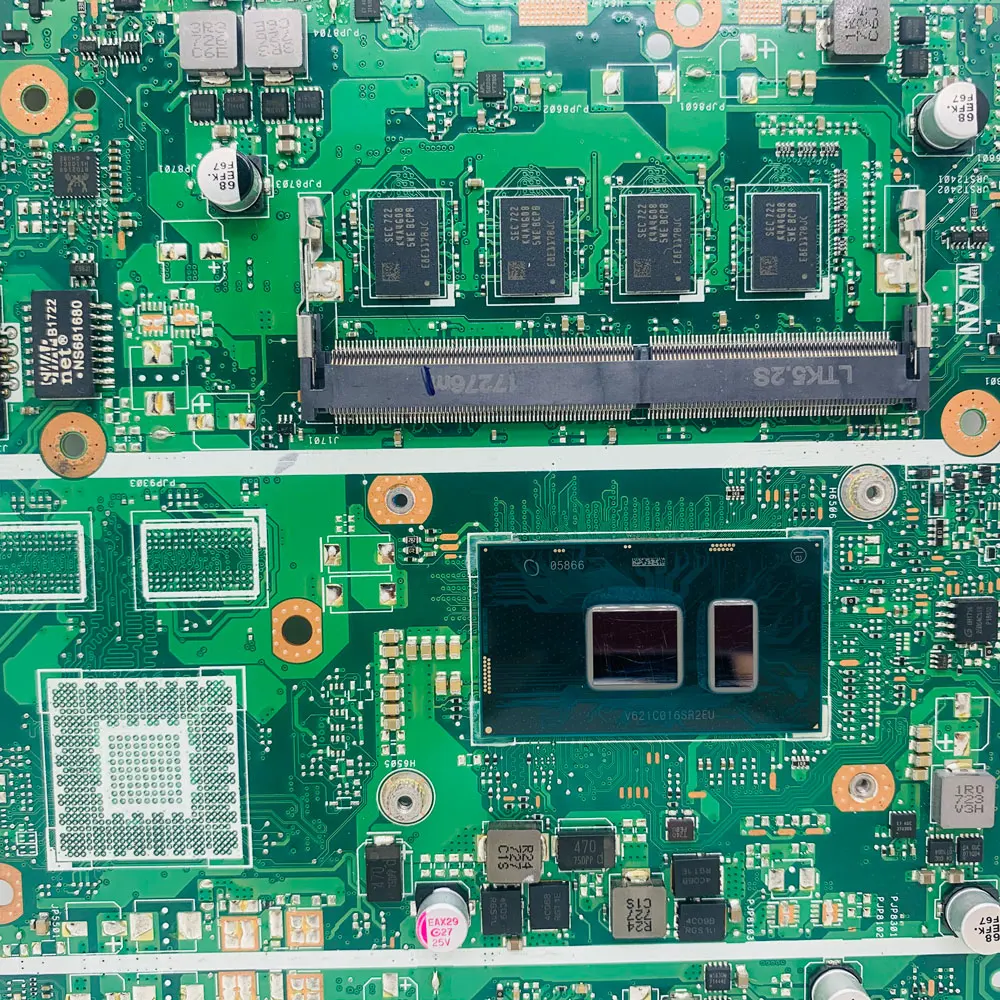 Материнская плата X541UA для ноутбука ASUS X541UAK X541UVK X541UV материнская с процессором i3 i5