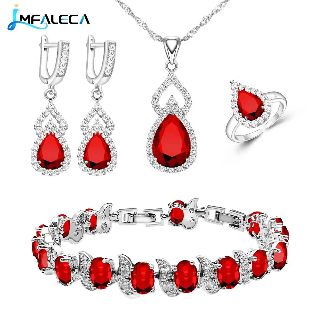 Комплект из колье серёг браслета и кольца серебро 925 пробы |