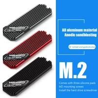 ultra thin m 2 ssd heat sink m2 2280 solid state hard disk aluminum heatsink cooler cooling thermal pad for pcie 2280 ssd
