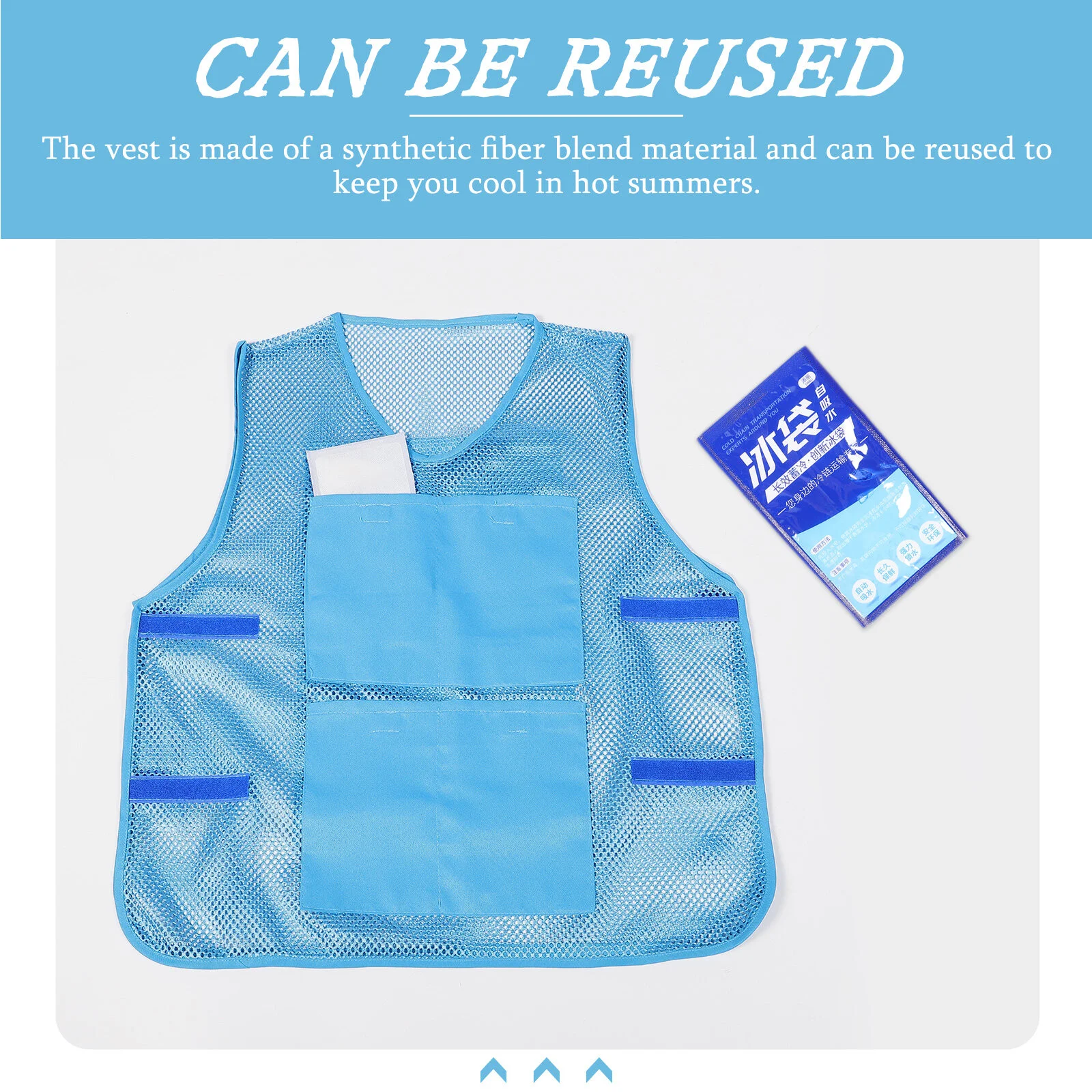 

Women's Clothing Outdoor Cooling Costume Ice Vest Clothes Cooler Summer Waistcoat Tank Tops