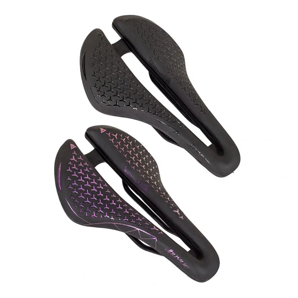 Saddle Hollow Breathable Ergonomic Design Anti-slip Strong Support Comfortable Sit Sponge MTB Road Bicycle Saddle Cycling Supply