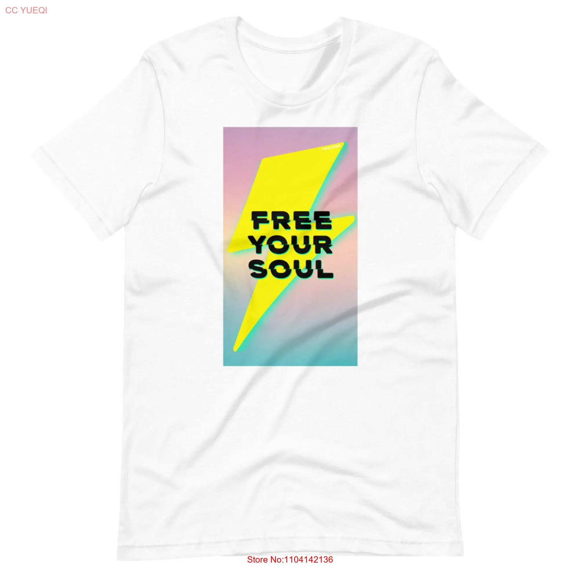 Футболка с длинным или коротким рукавом INDIEGO Premium Fit FREE Your SOUL
