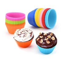 110pcs silicone cake cup liner round muffin cupcake baking mold kitchen egg tarts pastry cooking bakeware diy decorating tools