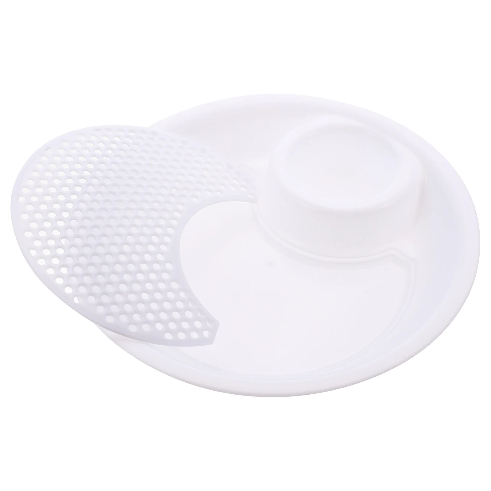 

6Pcs Household Dumpling Tray Double-layer Drain Dish Fruits Plate Practical Dumpling Plate