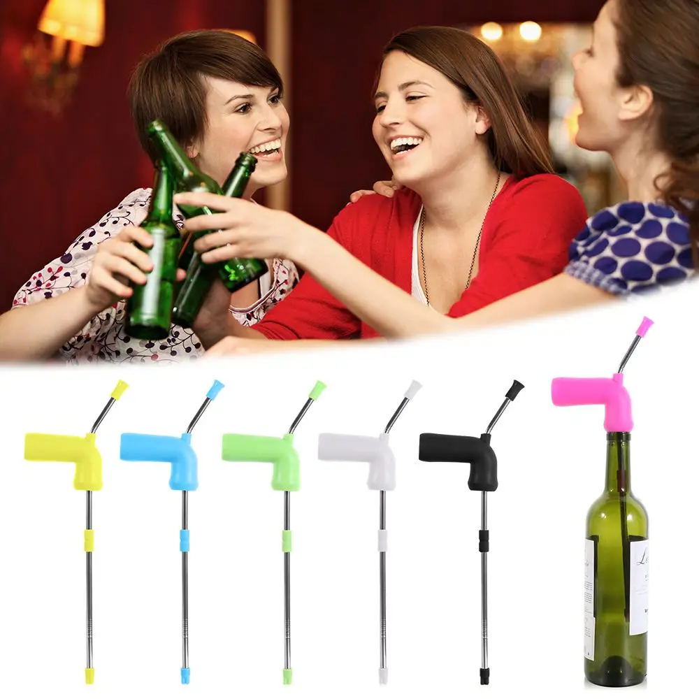 

Home Funnel Beer Bottle Barware Party Supplies Drinking Straws Beer Can Accessories Bar Tools Drinks Straw