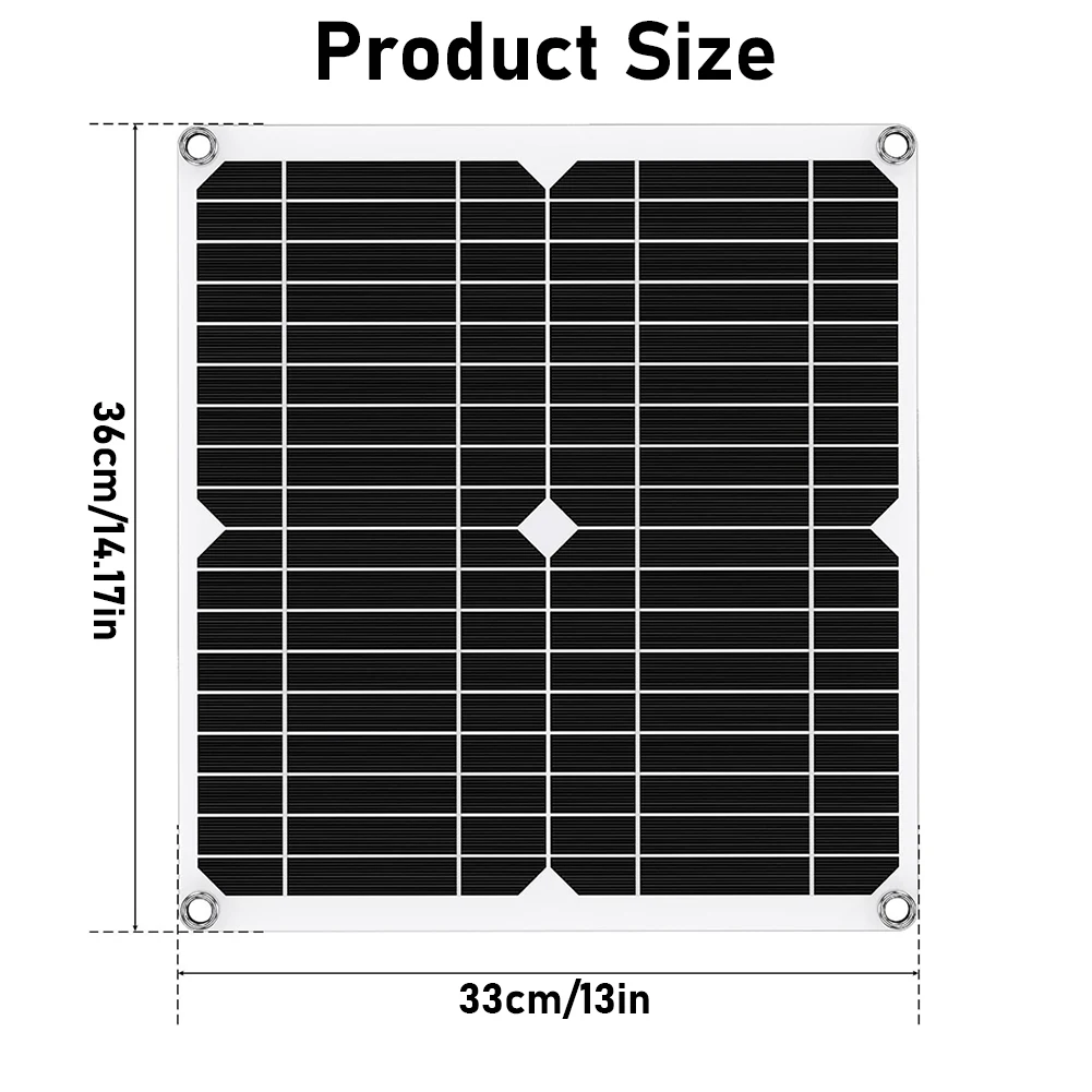 

1pc Brand New Solar Panel Solar Fan Ventilator 33 * 36cm Dual Fans IP65 Waterproof Solar Panel Solar Panel Fan
