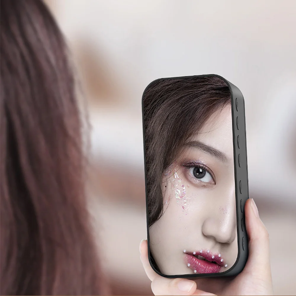 Часы светодиодные цифровые электронные настольные зеркальные с Bluetooth радио и